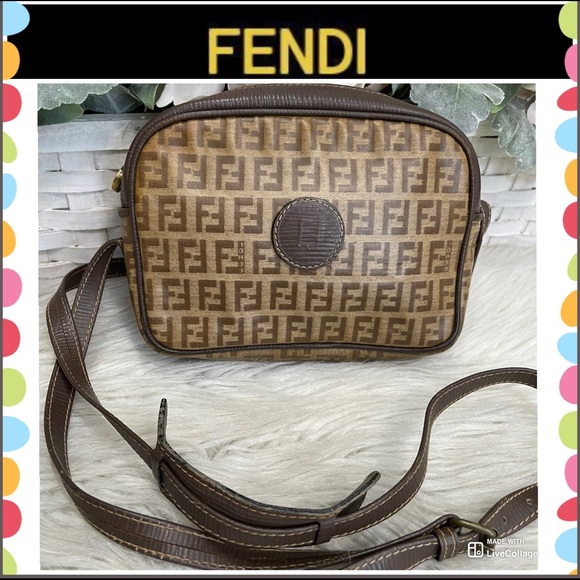 Fendi Handbags - Fendi Brown Monogram Shoulder Bag